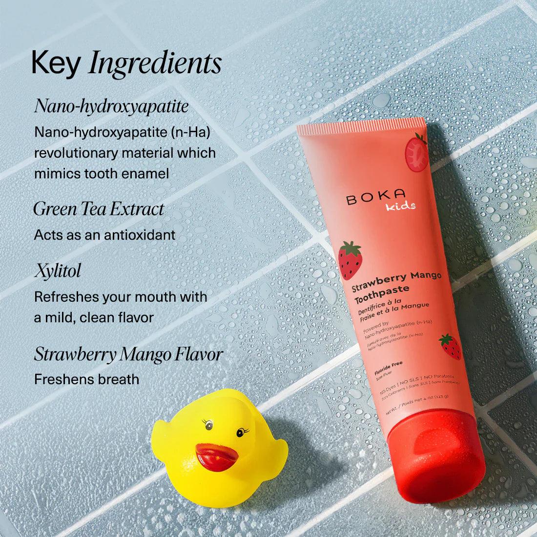 Boka Fluoride Free Toothpaste Nano Hydroxyapatite Toothpaste -