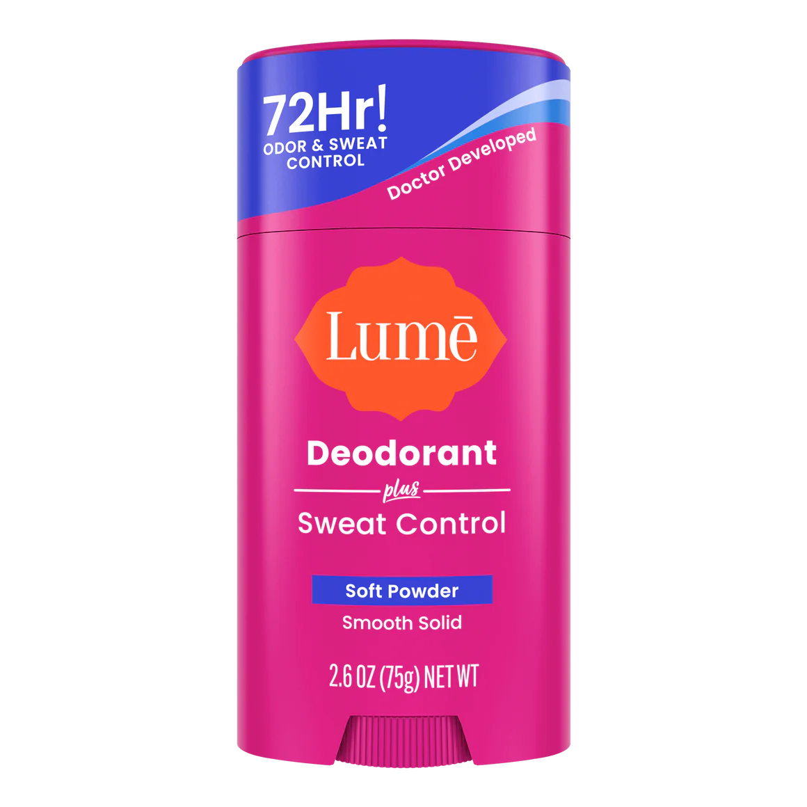 Lume Soft Powder | Solid Stick Deodorant + Sweat Control