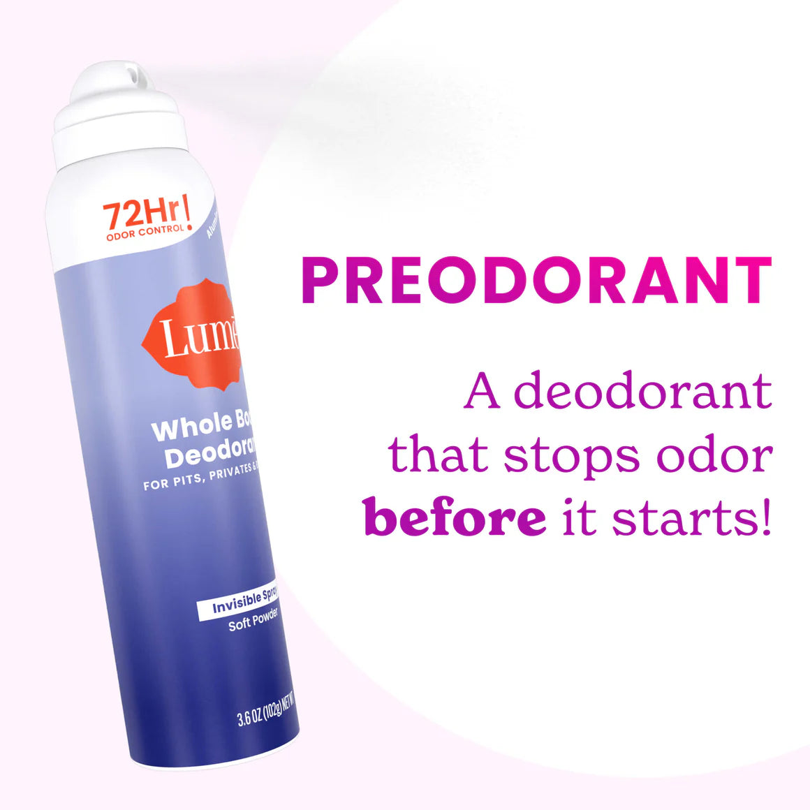 Lume Soft Powder | Spray Deodorant