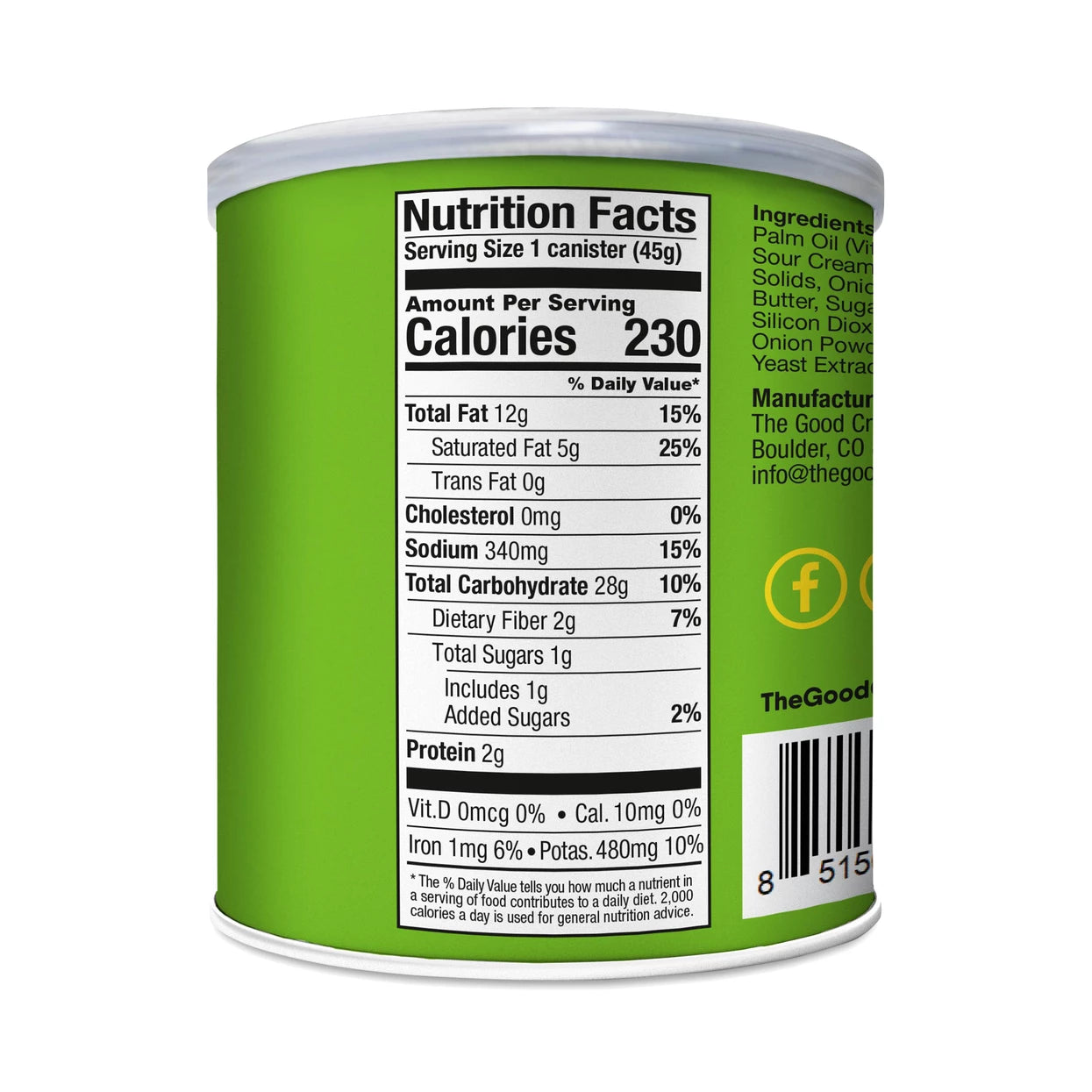 Good Crisp - Potato Snack Crisps 1.6oz