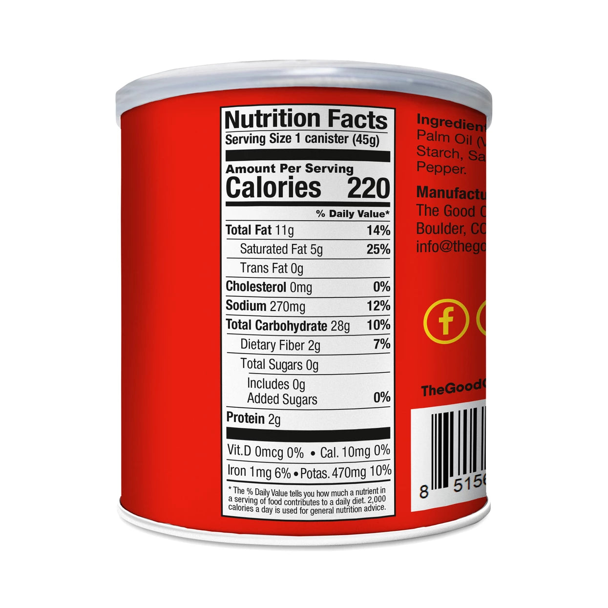 Good Crisp - Potato Snack Crisps 1.6oz