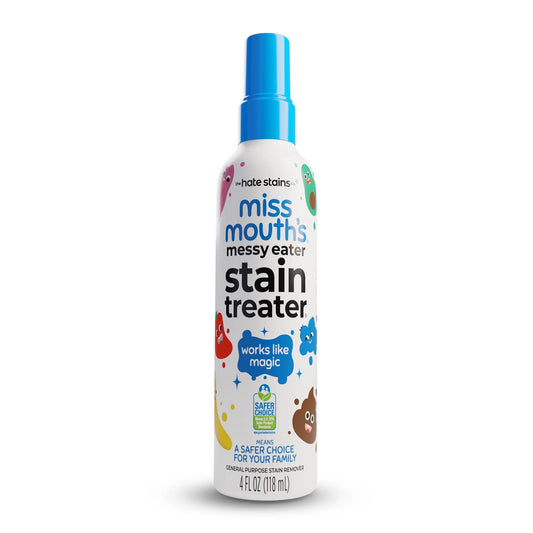 Miss Mouth's Messy Eater Stain Treater Spray for Baby & Kids, 4 fl oz, Newborn & Baby Essentials, Stain Remover for Food, Grease, & More